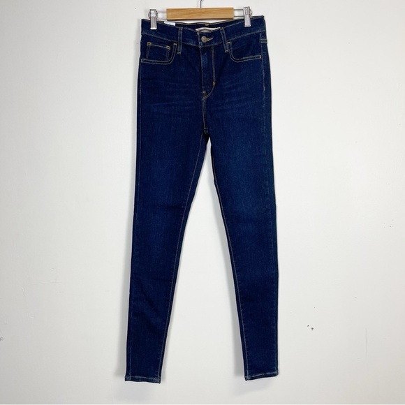 NEW Levis Premium 720 Super Skinny Jeans Womens 26 Dark High Rise NWOT - Picture 1 of 14